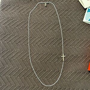 James Avery Horizon sterling silver cross necklace